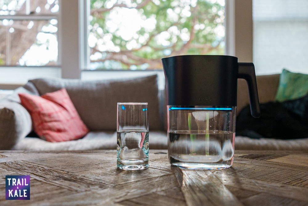 LARQ Pitcher Review purifier and water pitcher for hoe use Trail and Kale web wm 1