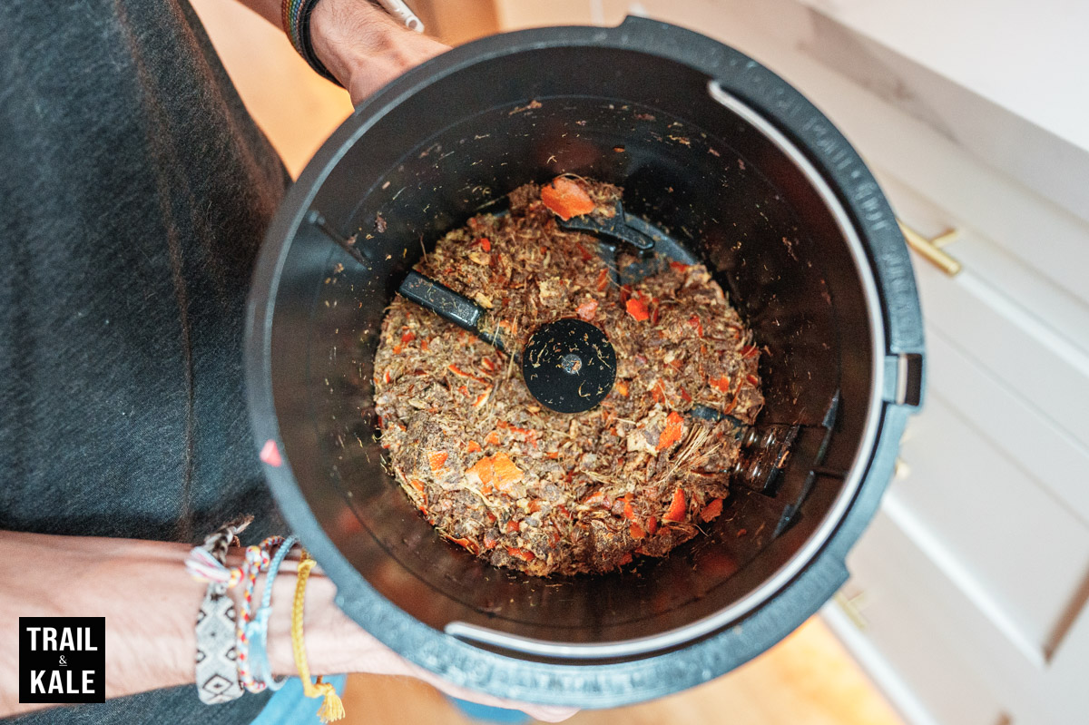 Look at that wonderful nutrient-rich compost