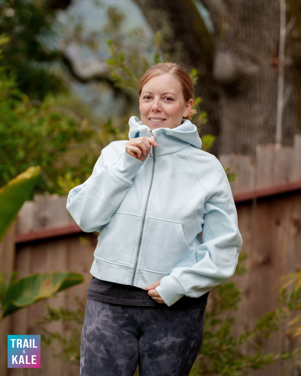 lululemon Scuba Oversized Full Zip has a really attractive waist length