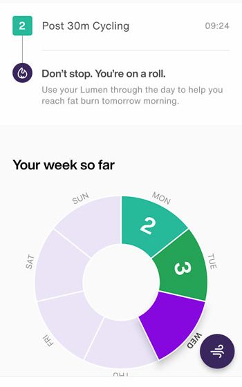 Lumen review measurement screenshot trail and kale