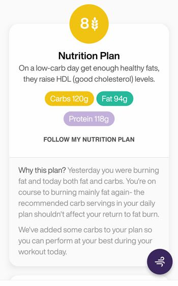 Lumen review nutrition screenshot trail and kale