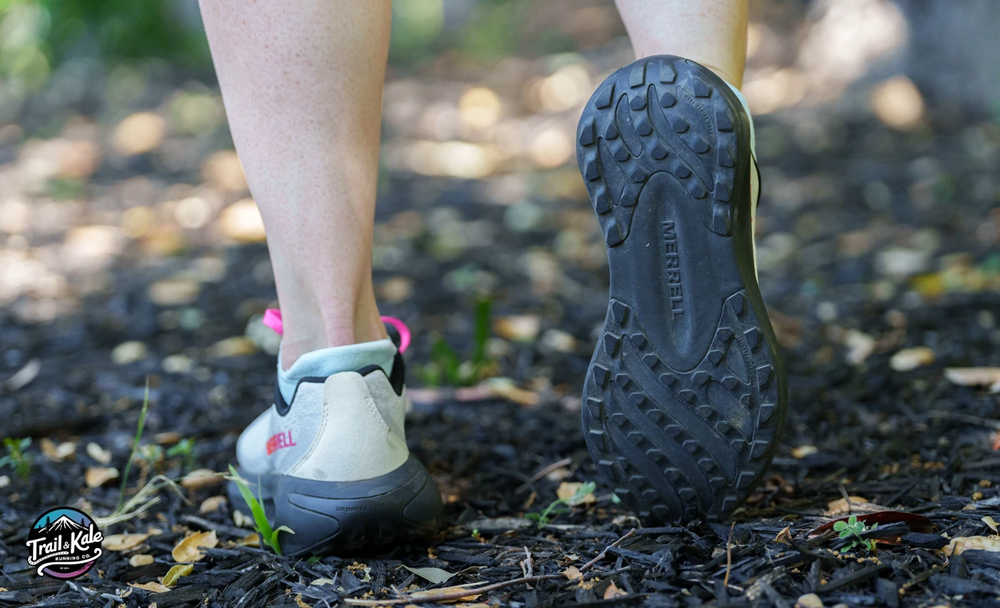 The outsole's shallow lugs towards the center of the outsole play a crucial role here