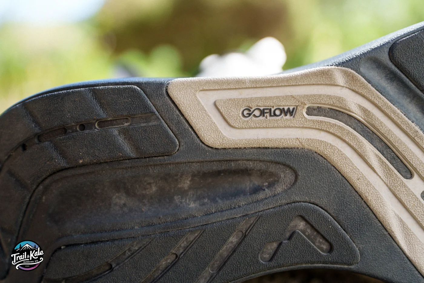 Here you can see GoFlow depicted on the outsole tread - the actual ZeroSag foam sits above this white section