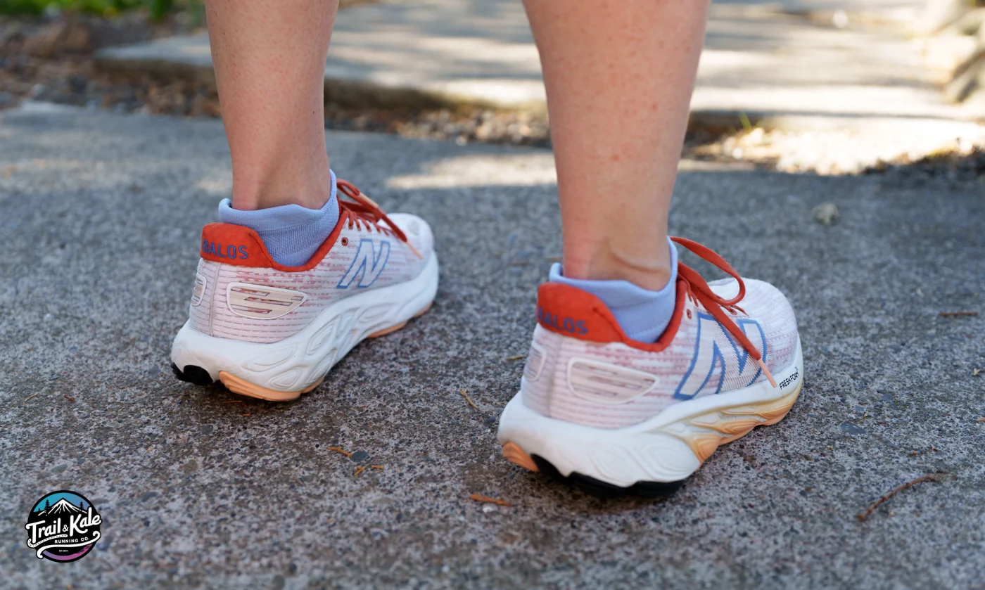 The Balos, with their cushioning and rocker profile, are great fun, comfortable shoes to run in.