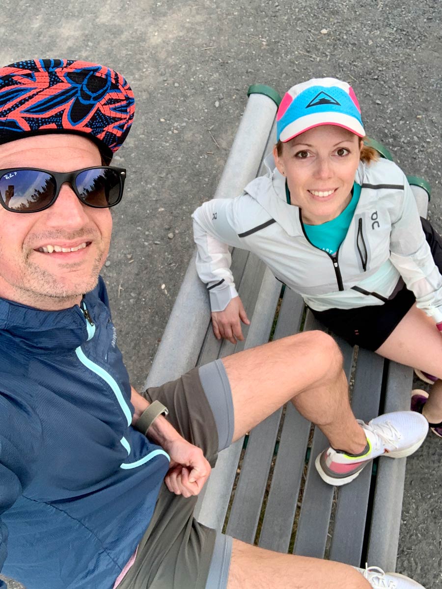 Running with a faster or slower friend or partner