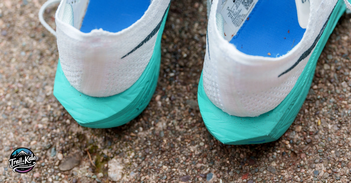 Vaporfly 3 is not a very stable running shoe, even though Nike says it is, due to the pronounced bump-out in the midsole at the heel