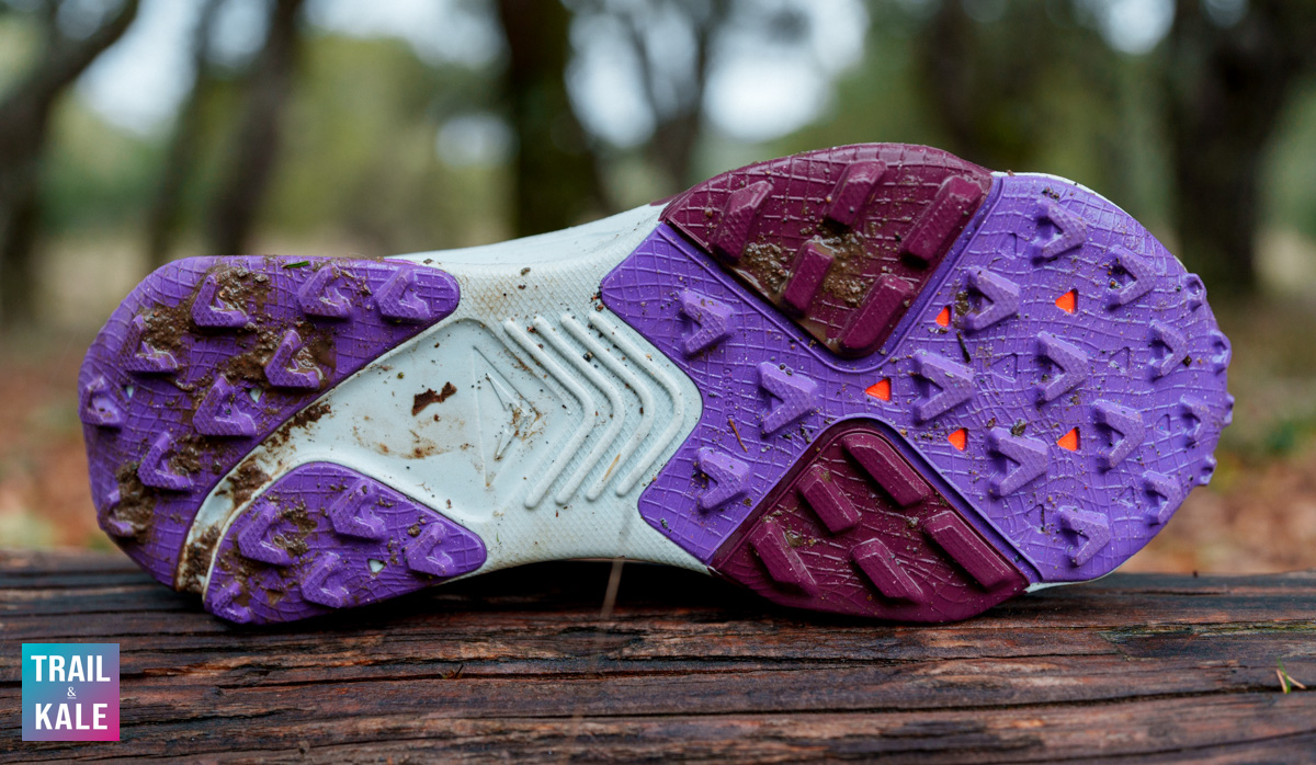 The outsole is really rugged, and has nice deep, claw-like lugs