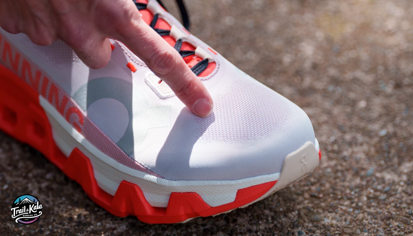 On Cloudmonster Hyper synthetic mesh upper