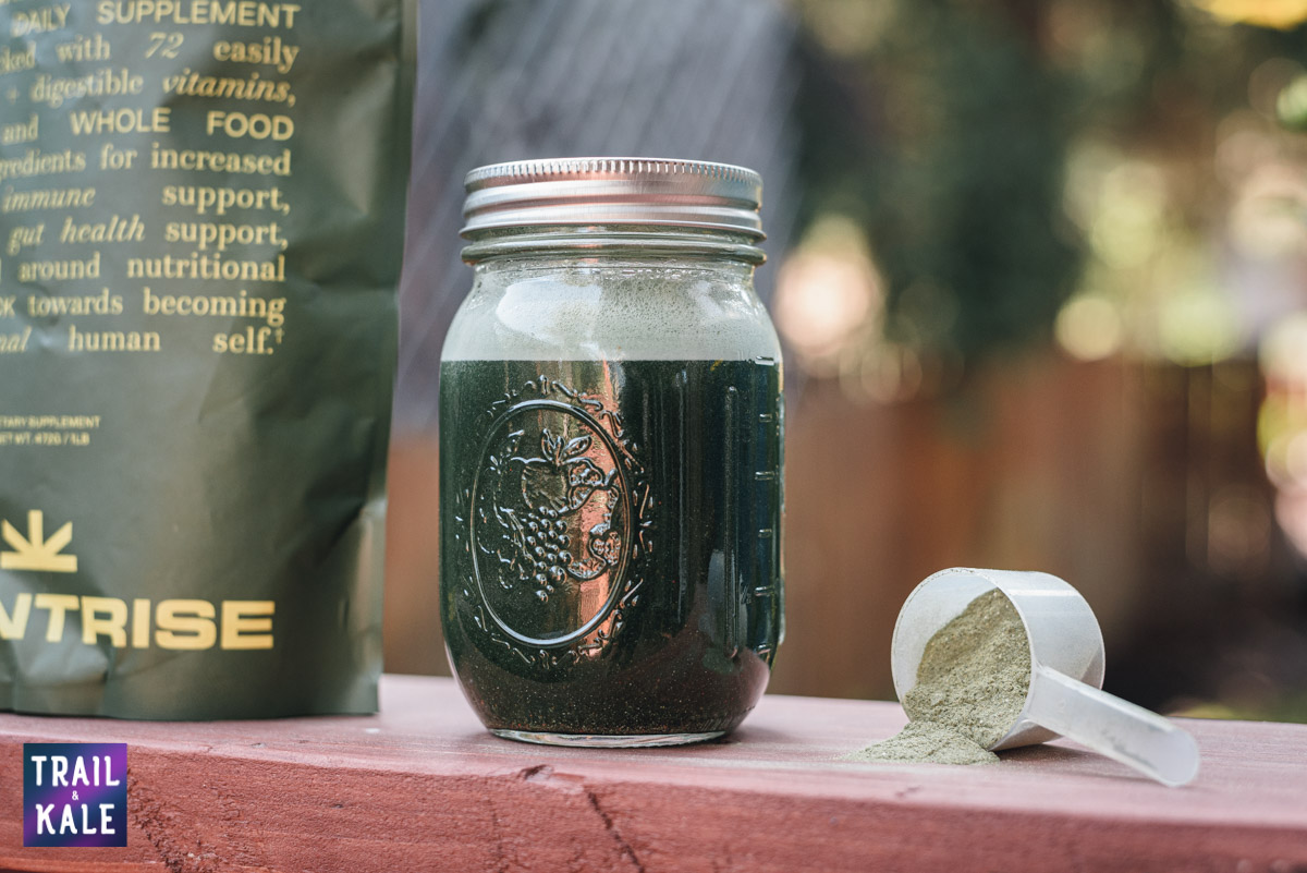 PlantRise Review Supergreens 72 Superfood Powder trail and kale web wm 4