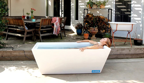 Plunge ice bath courtesy of The Cold Plunge