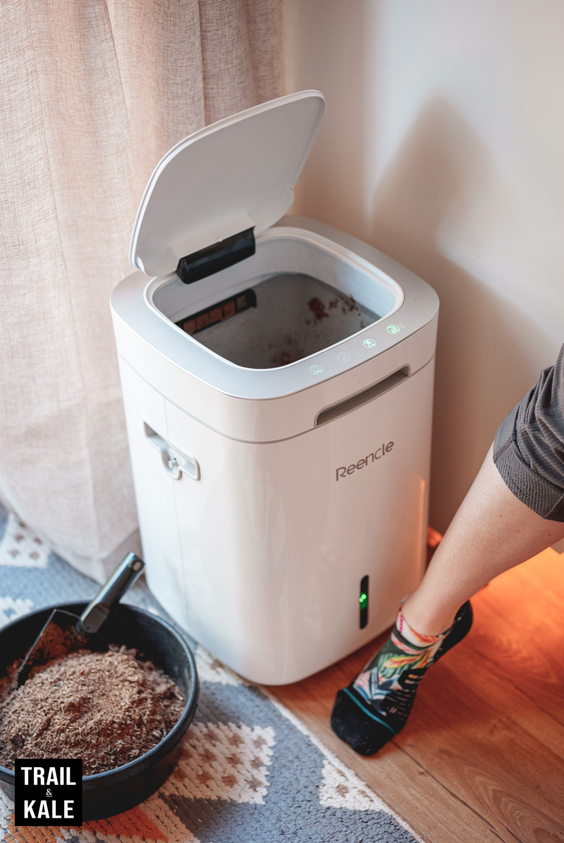 Reencle Prime indoor electric composter  review - Trail & Kale