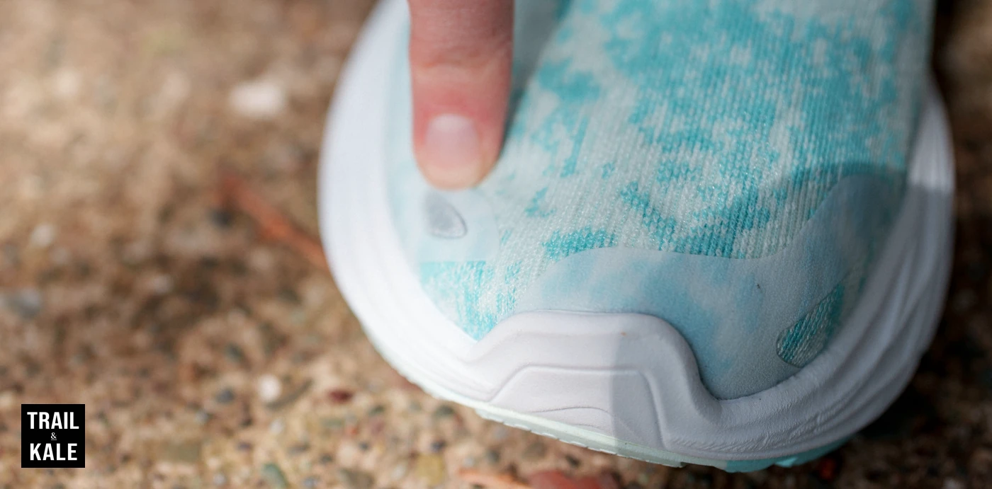 Close up of the Salomon Aero Glide 2's upper