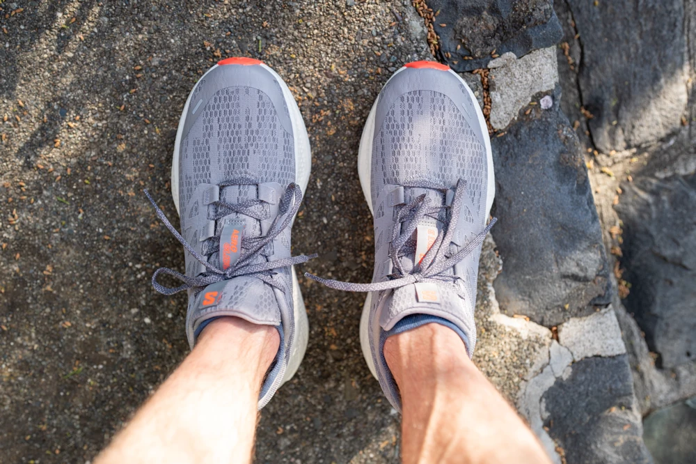 Salomon Aero Glide 3 has a wide toe box and roomy fit over all