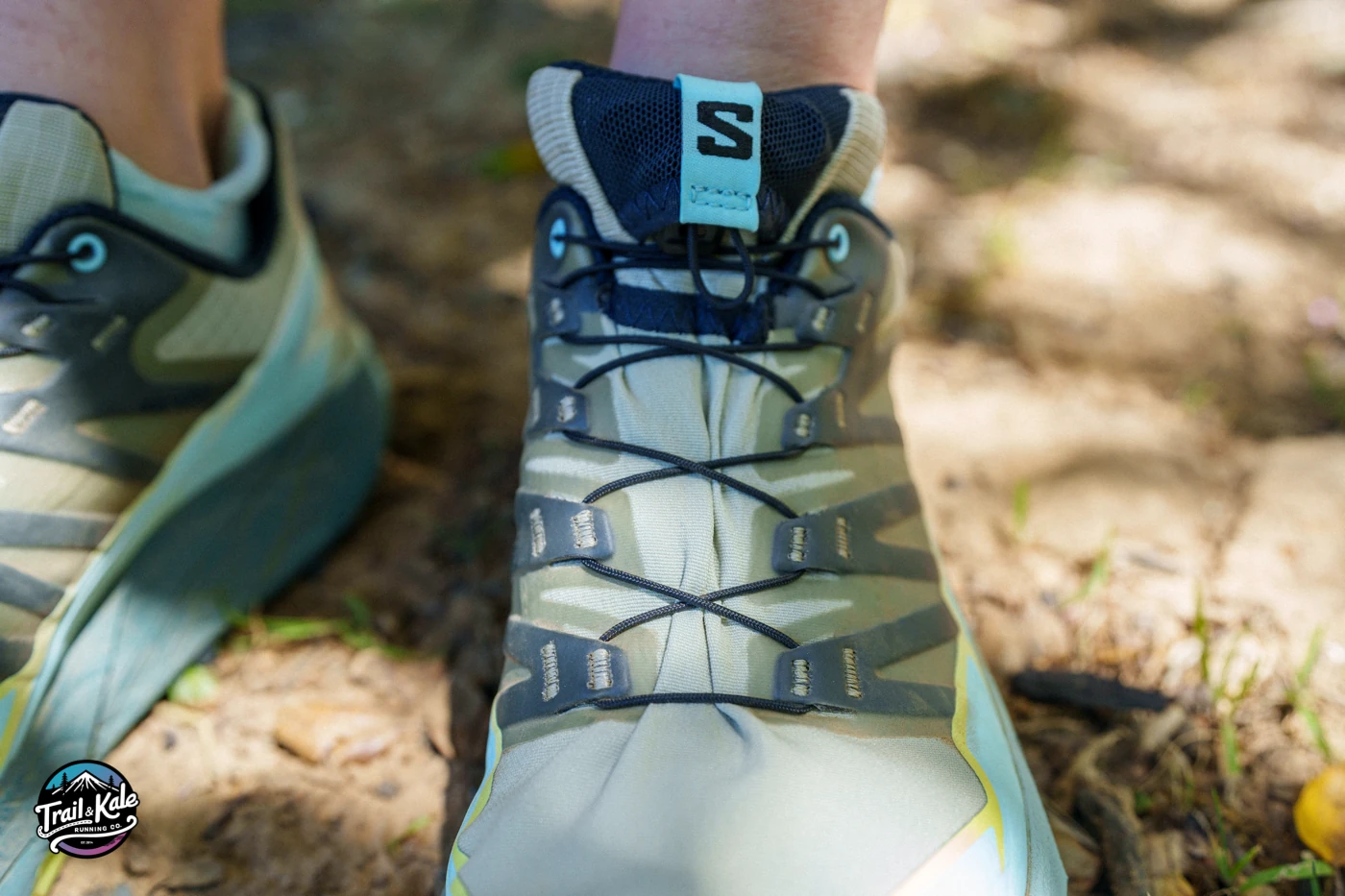 Sizing down a half-size would alleviate the bunching of the mesh upper under the Thundercross's lacing. Salomon Thundercross Review.