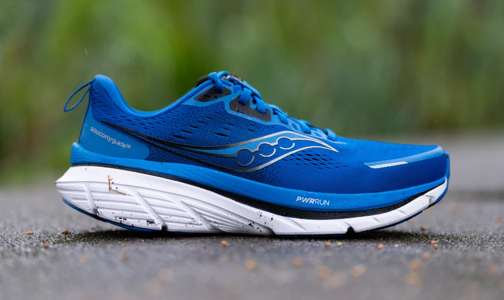 Saucony Guide 18 rockered geometry