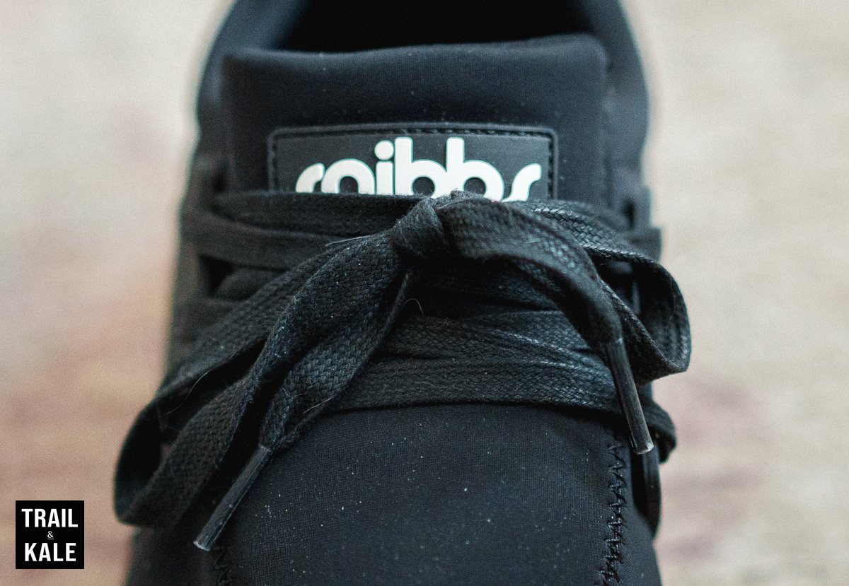 Snibbs Spacecloud shoes' waxy water-resistant laces