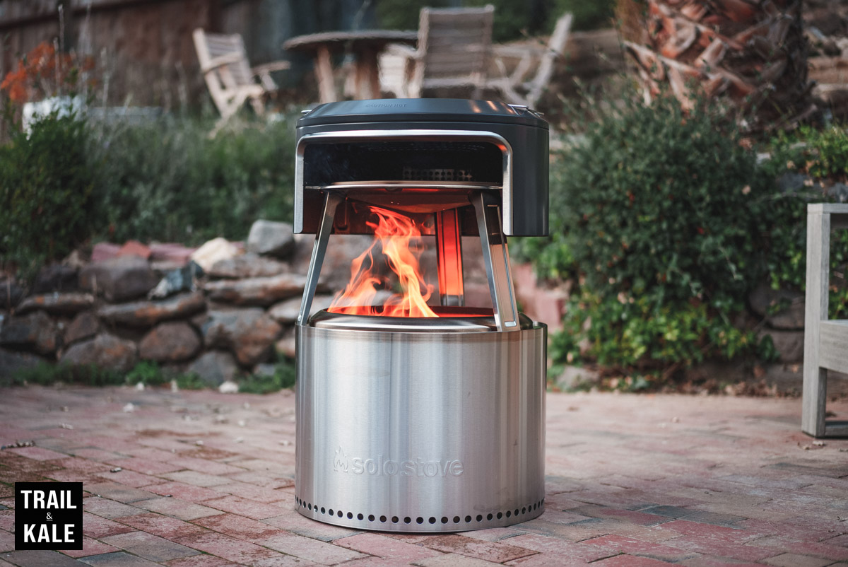 Solo Stove Pi Fire Review The firepit pizza oven by Trail and Kale watermarked 17