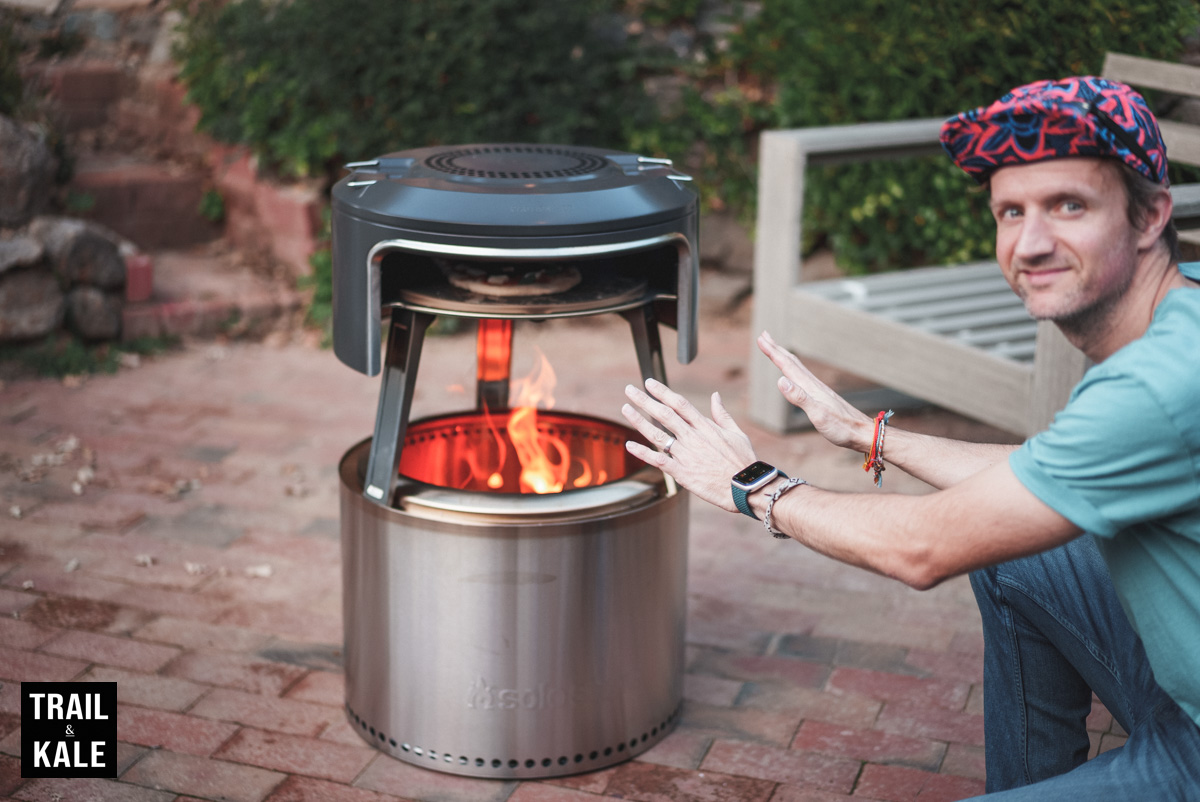 Solo Stove Pi Fire Review The firepit pizza oven by Trail and Kale watermarked 31