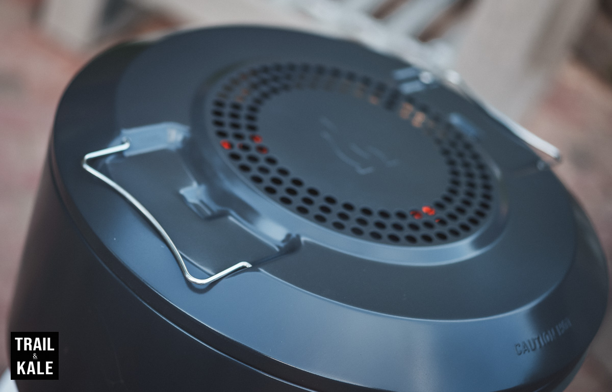 Solo Stove Pi Fire Review The firepit pizza oven by Trail and Kale watermarked 8