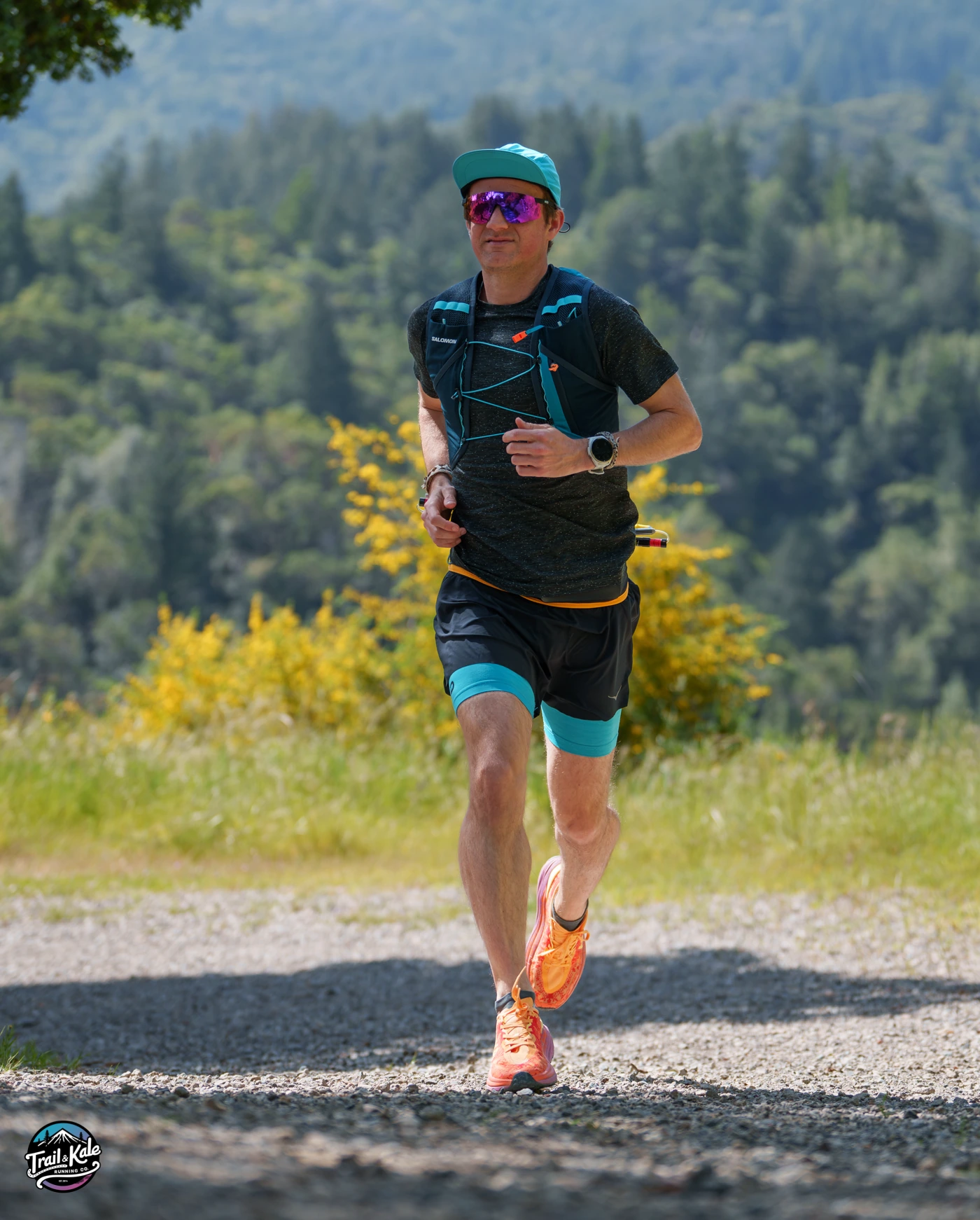 Alastair running with the Garmin Forerunner 965 watch