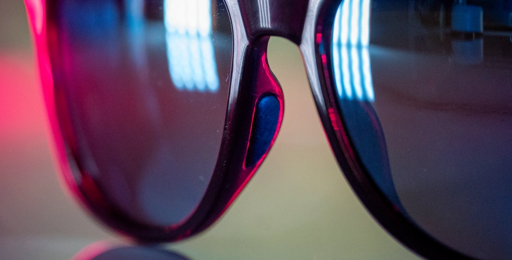 Vallon Ventures Sunglasses rubber nose pads reduce slippage