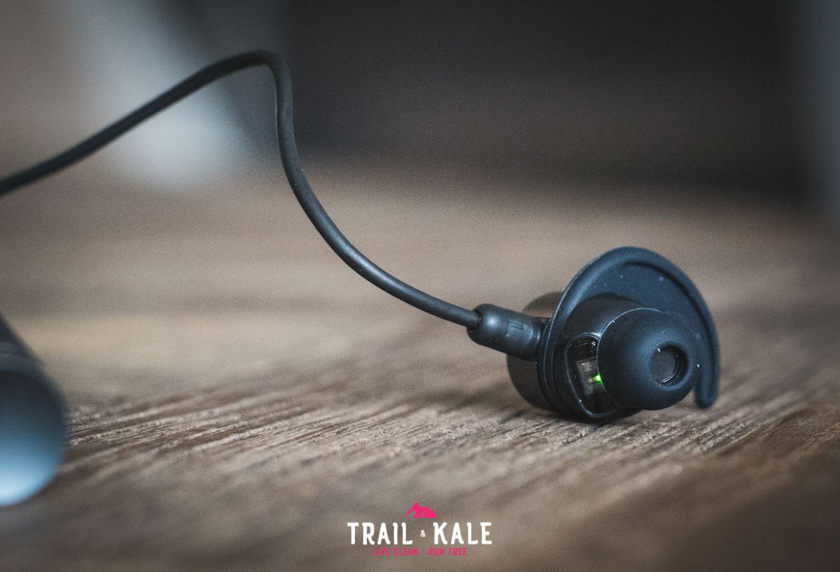 vi trainer review - and vi sense headphones review - trail and kale - Heart rate sensor