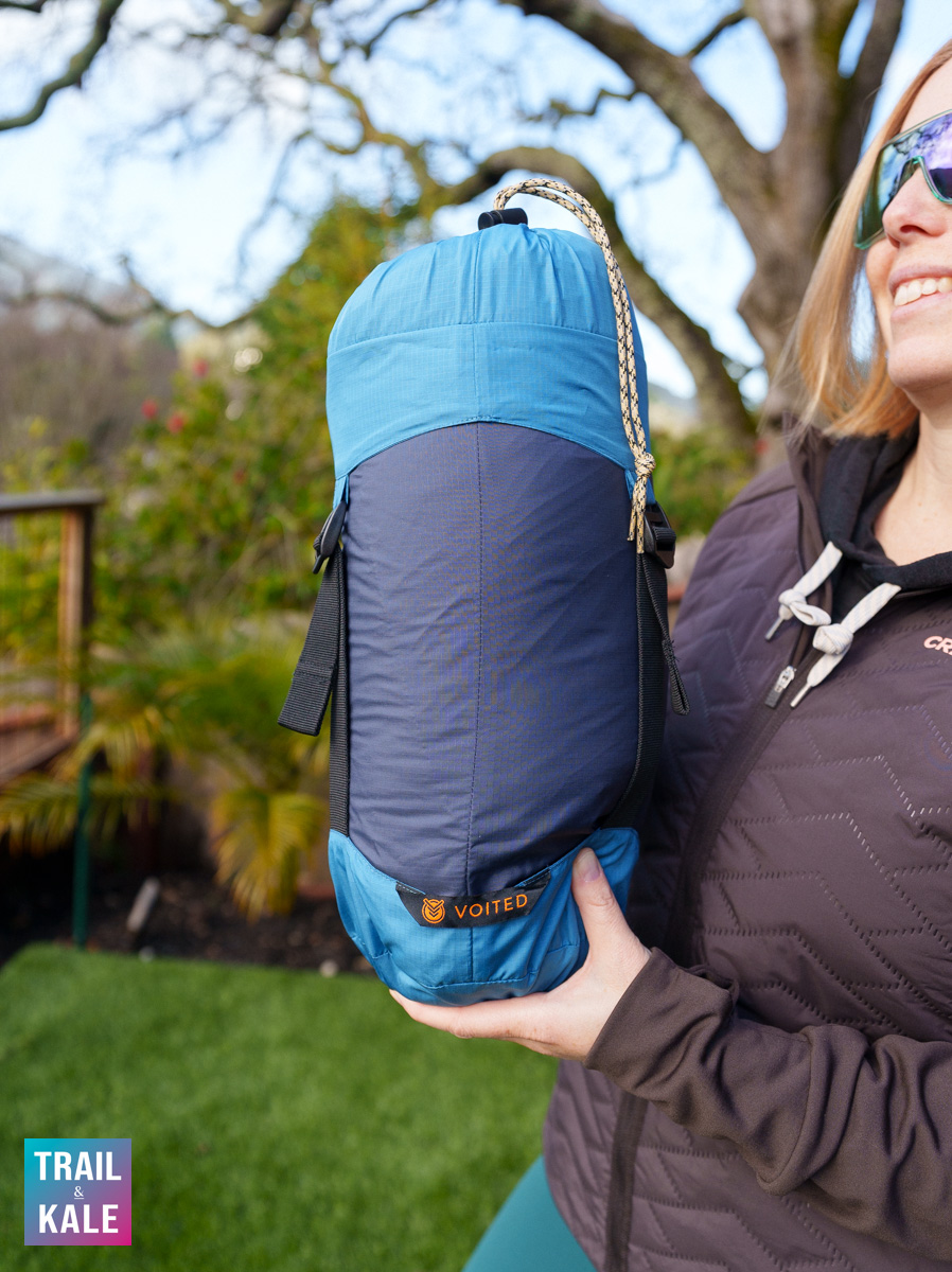 Voited Trooper stuff sack for storage and transport