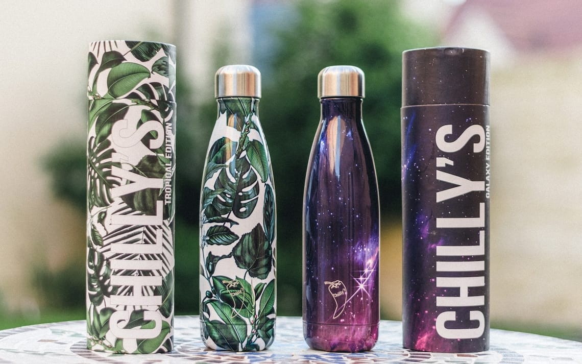 Chilly's reusable bottle review - Trail & Kale