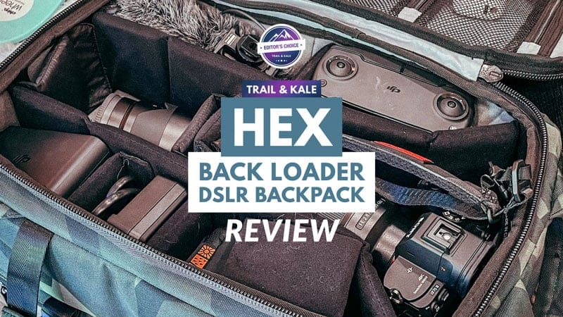 Hex Camera Bag Review with wrist strap Trail and Kale featured