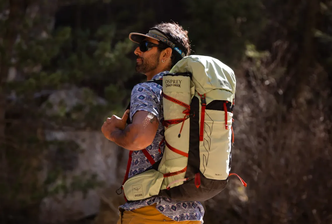 Osprey x Crazy Creek Hex 2.0 X Talon 33 release