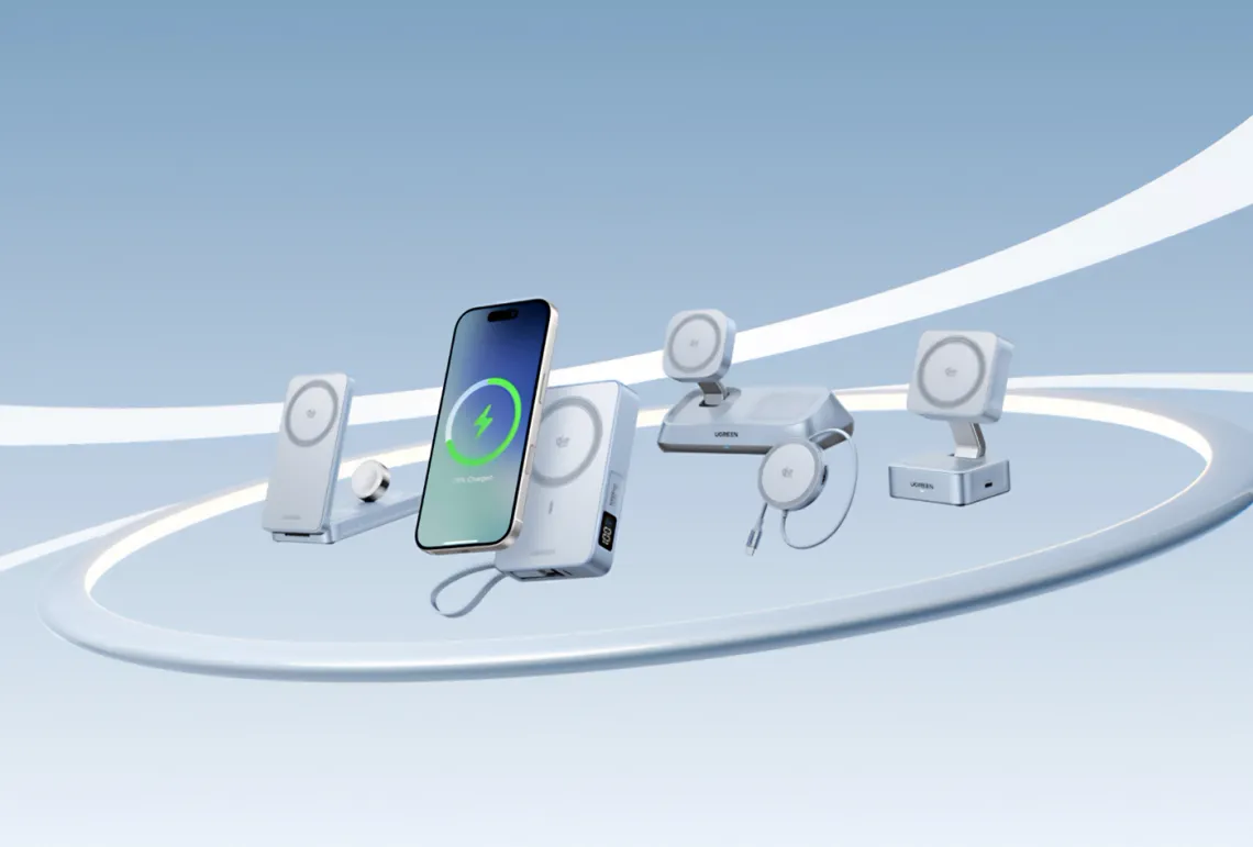 UGREEN MagFlow brings 25W Qi2 speed to magnetic charging