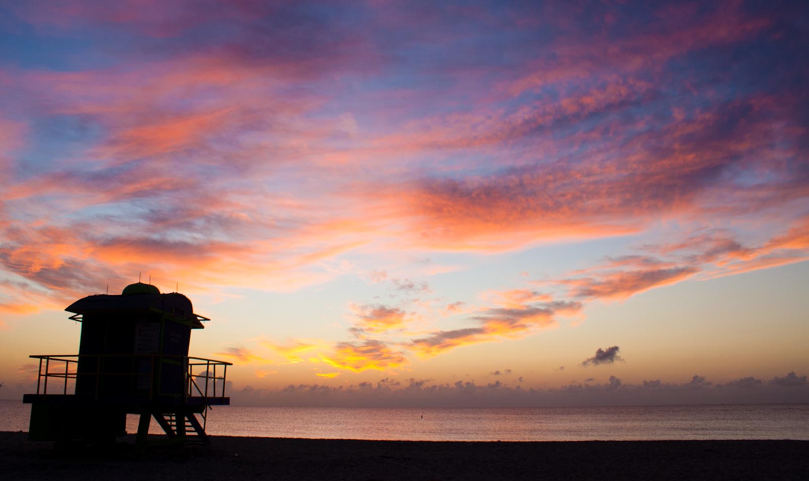 Beautiful Florida Beach Sunset View