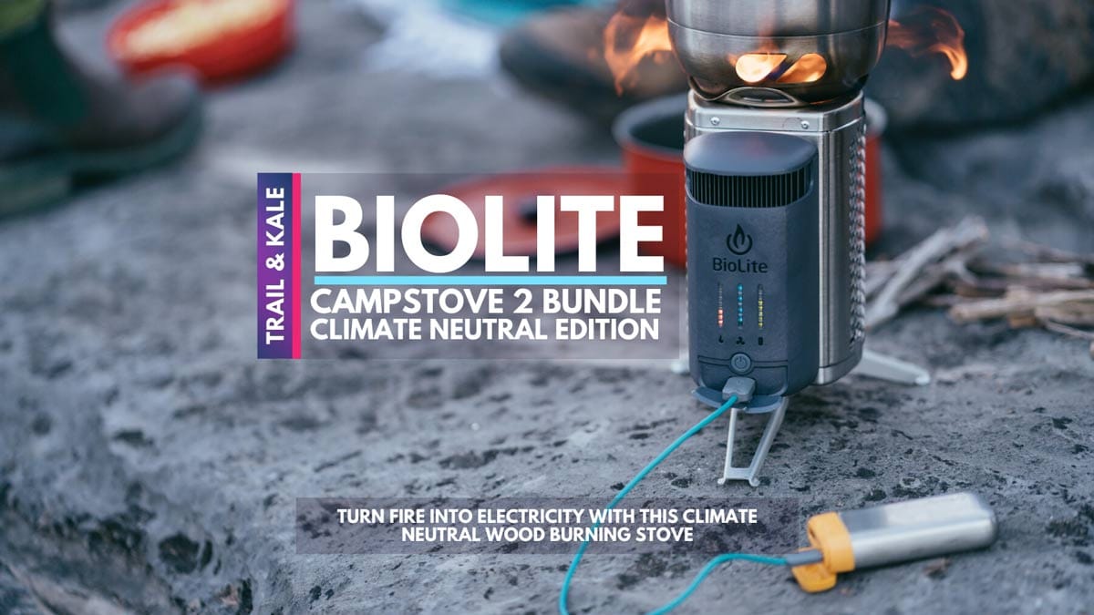 BioLite CampStove 2 Bundle Climate Neutral Edition trail and kale