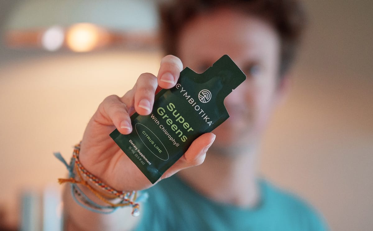Cymbiotika Super Greens review by Trail and Kale