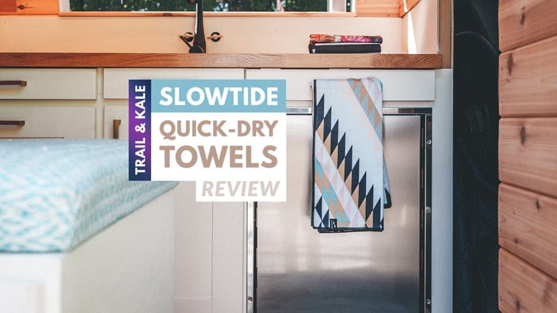 Slowtide Towel Review Trail and Kale