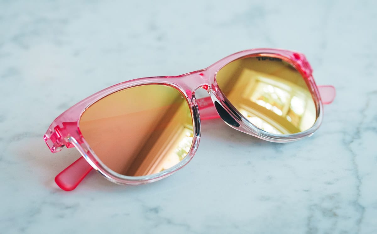 Tifosi pink sunglasses breast cancer awareness Trail and Kale