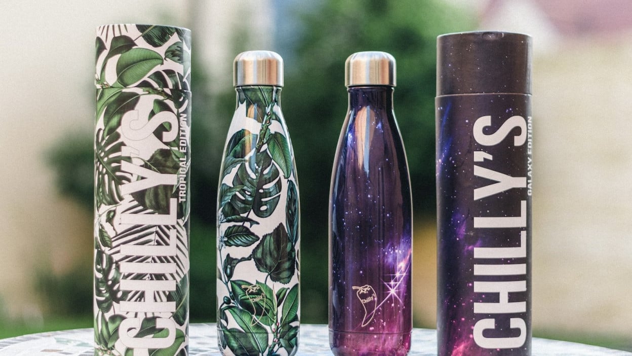 Chilly's reusable bottle review - Trail & Kale