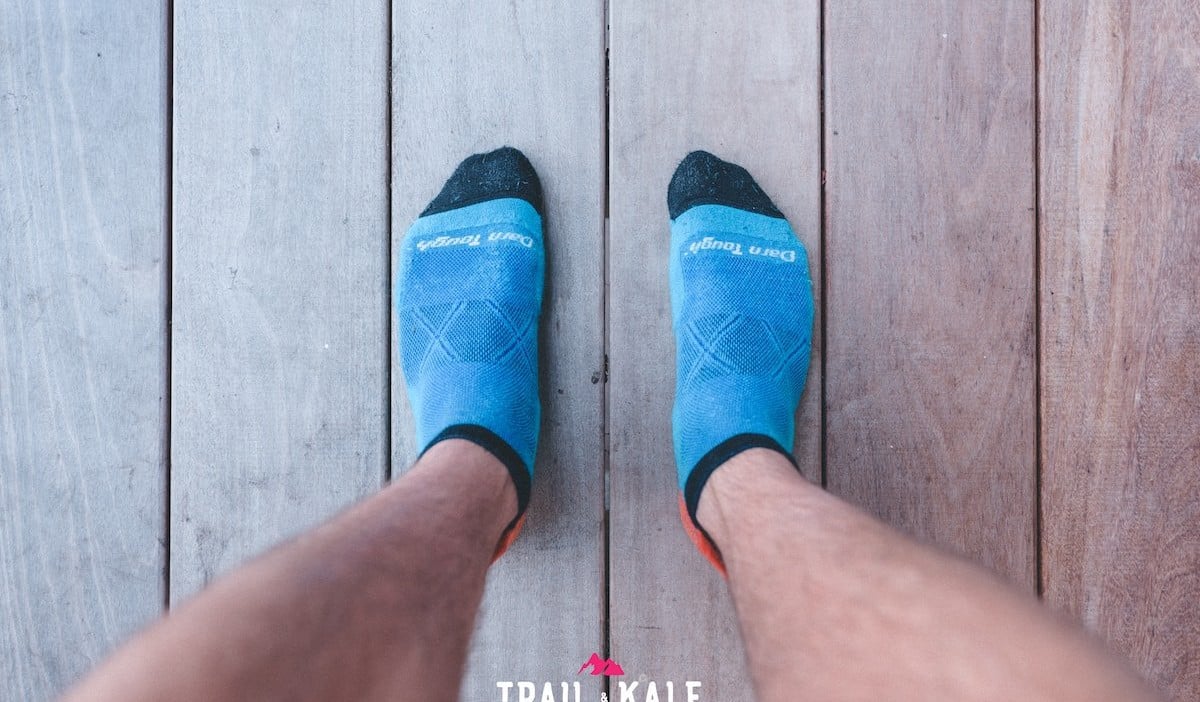 Darn Tough running socks review - Vertex No Show Tab Ultra-light cushion - Trail & Kale-1-min