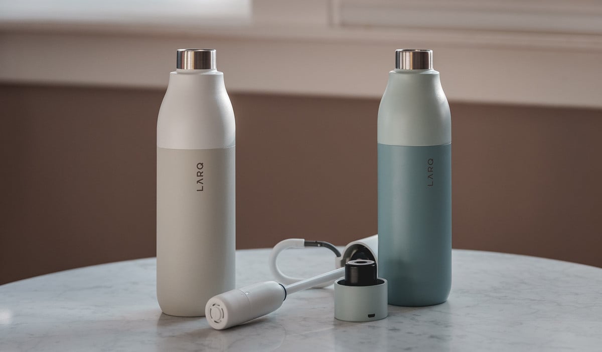 LARQ Interchangeable Filter Purifier Caps and How To Use Them by Trail and Kale
