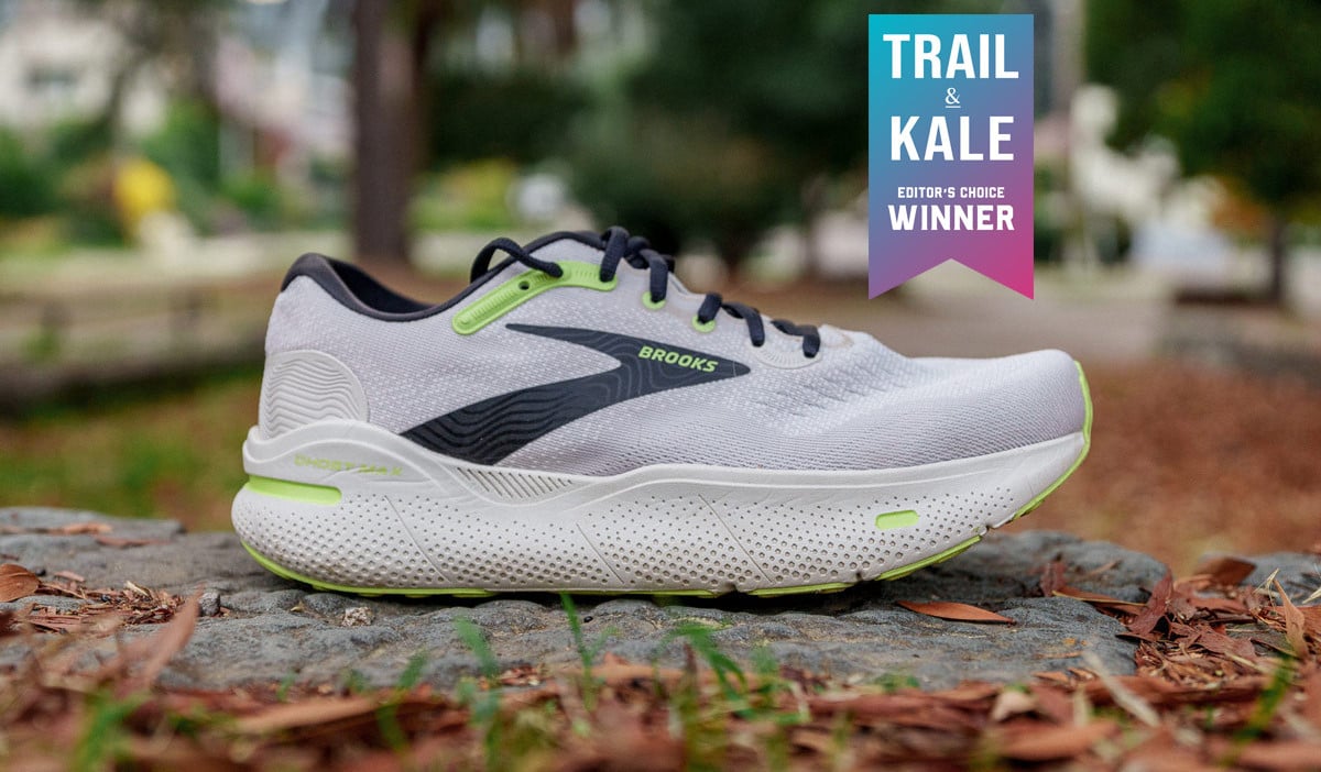 Brooks Ghost Max review by Trail and Kale Editors Choice Award