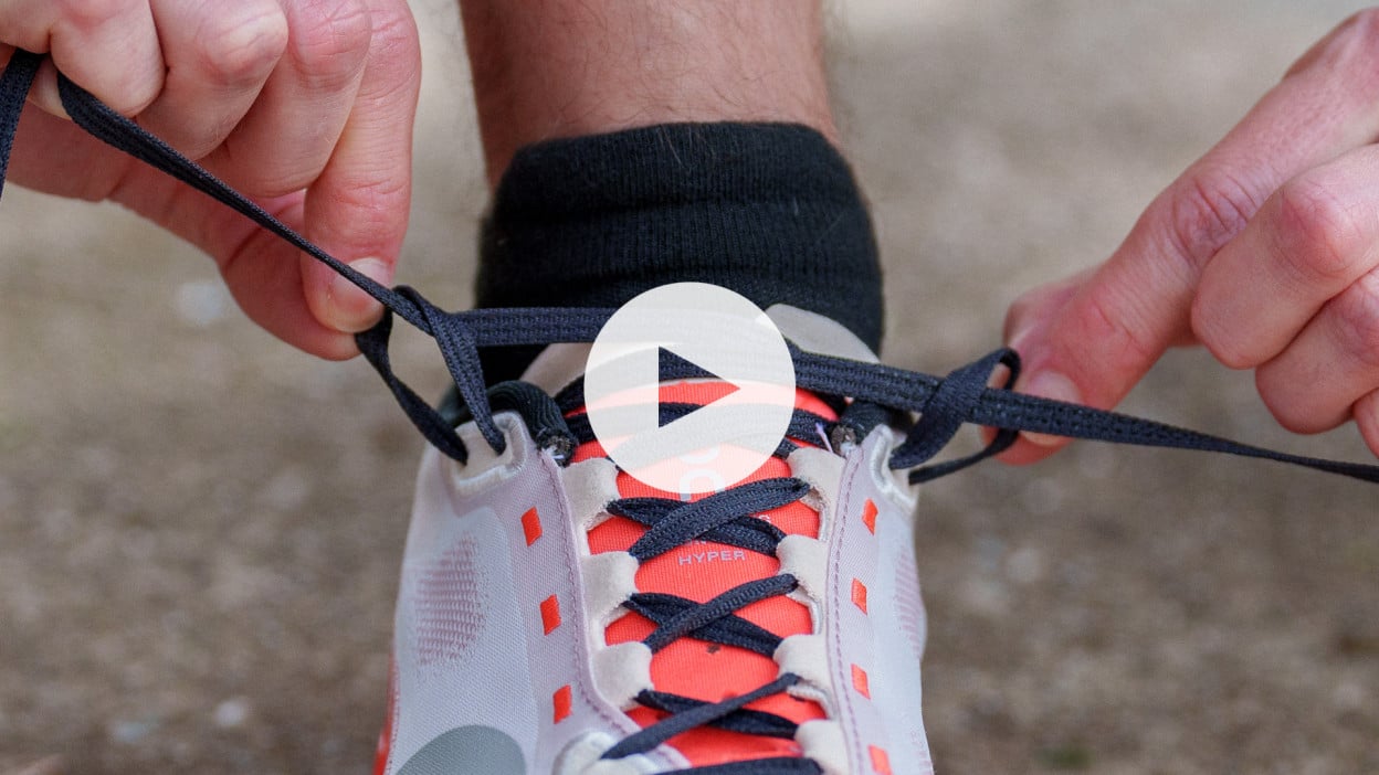 Racers Loop Heel Lock Lacing Demonstration 1 - Trail and Kale | Trail Running & Adventure