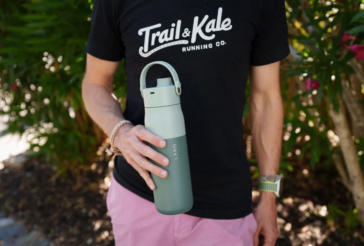 LARQ PureVis 2 Bottle Review: Water Filtration AND UV-C Sterilisation On The Go 1 - Trail and Kale | Trail Running & Adventure