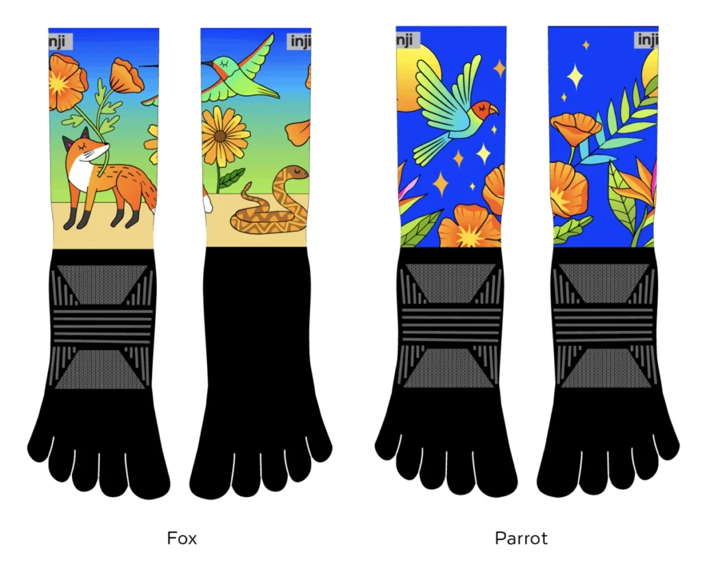 Injinji's limited-edition Sunny San Diego Socks Collection Is Here 3 - Trail and Kale | Trail Running & Adventure