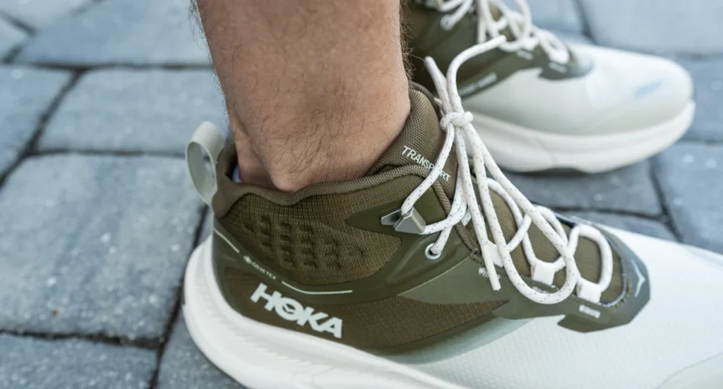 HOKA Transport Hike GTX waterproof hiking shoes review 2 - Trail and Kale | Trail Running & Adventure