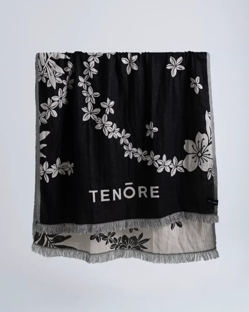 TENŌRE x Slowtide towel blends lei-inspired style with everyday utility 3 - Trail and Kale | Trail Running & Adventure