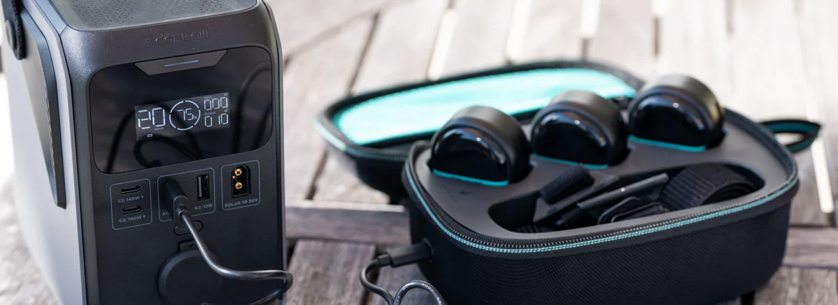 PRUNGO FluxGo portable red light therapy device review 11 - Trail and Kale | Trail Running & Adventure